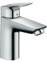 Смеситель Hansgrohe Logis 71102000 для умывальника, фиксированный излив, донный клапан, CoolStart — миниатюра 1