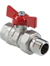 Кран шаровый VALTEC СТАНДАРТ 1/2"ВН с полусгоном, PN40 (ГОСТ) VT.127.N.04 — миниатюра 1