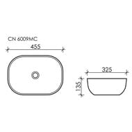 �������� ��������� Ceramicanova Element 455�325�135 �������������, �������� ������� CN6009MC