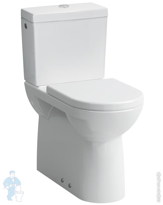 Унитаз компакт Laufen PRO 824955+826950 (360х700х840) высокий, боковой ...
