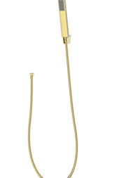 Душевой комплект BelBagno LUCE LUC-DFS-ORO лейка, шланг, держатель, золото
