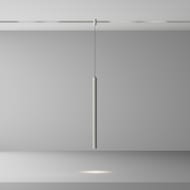 Трековый подвесной светильник Maytoni Focus LED (Фокус ЛЭД) TR156-1-5W4K-PT Flarity 4000K 5Вт 30°, IP20, платина