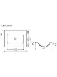 �������� ��������� Ceramicanova Grace 610�457�137 �������., ��� ���. ��� ���������,������ CN7011MBwx