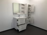 Зеркало-шкаф COMFORTY Верона-90 (900х800х150) подвесной, дуб белый 00004136714
