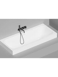 Ванна встраиваемая Salini Orlanda Kit Axis S-Sense (1804х800х600) иск.камень, матовая 103312MF