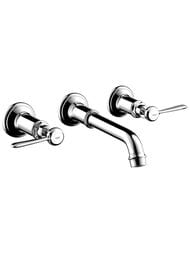 Смеситель Axor Montreux 16534000 для умываника двухзахватный на 3 отверстия, хром