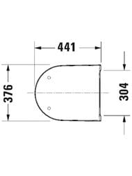 ������� ��� ������� Duravit D-Neo 441�376 � �������������� �����������, ���� ����� ���. 0021692600