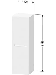 ����� ��������� Duravit No.1 1320�400�360��, ����� ������, 1 ������, ����� ������� N11308R18180000