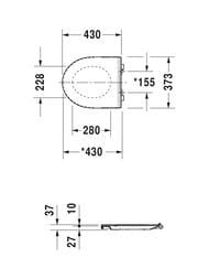 ������� ��� ������� DURAVIT DuraStyle �����, ����� ����. ����� 0020710000