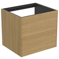 Тумба под раковину Ideal Standard CONCA (600x505x540) 2 ящика, шпон светлый орех T4355Y6