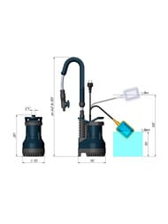 ����� ��������� ������� UNIPUMP RAIN Q250, �� ���������� ����������� ������������,������ 10�, 250 ��