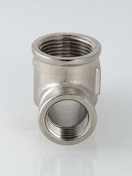 Тройник VALTEC 3/4" ВВН, лат.никелир, VTr.134.N.0005 — миниатюра 6