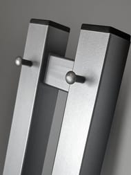Полотенцесушитель Indigo Style Pro 1200х100 таймер, унив.подкл, Gun Metal LSPRE120-10GNSRt