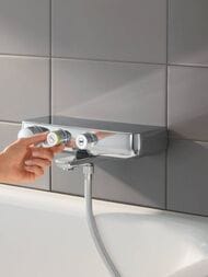 Смеситель Grohe Grohtherm SmartControl 34718000 термостат для ванны с изливом и полочкой, хром