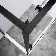 Душевой уголок Vincea Slim-N 1200x2000x800 VSR-4SN8012CLB прямоугольная черный — миниатюра 3