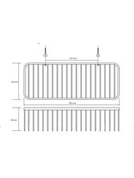 Полочка-корзинка Bemeta Cytro (300х90х145) настенная, для душа, цвет: хром 146208262