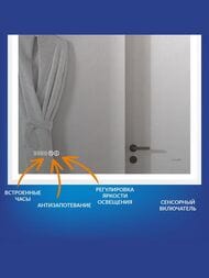 ������� Cersanit LED 080 design pro 700�850 ���������, ����, ��������������� KN-LU-LED080*70-p-Os