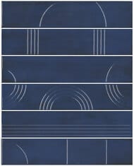 Панно Kerama Marazzi Мажорель 36x28,5x10 Синий/голубой KMP3STA007RN6X шт