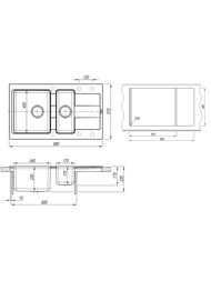 ����� FLORENTINA ����� 860� ������ (860�510�235) 2 ����, � ���� 600�� 21.410.D0860.201
