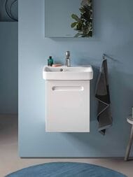 Умывальник подвесной Duravit No.1 450х350 мм, перелив, отверстие под смеситель, белый 07434500002