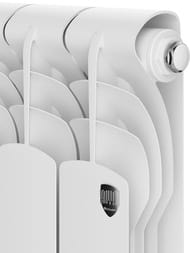 Радиатор биметаллический ROYAL THERMO Revolution B 500 (564х640х80) 1376Вт, 8 секций, белый, НС-1682421