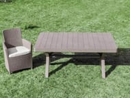 Стол B:RATTAN Manhattan (168x98x76) капучино