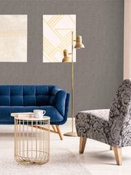 Обои виниловые на флизелине Marburg Natural Opulence 33218 (0,7х10,05) ткань, серые (рул.)