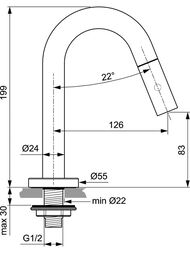 ����� �� ���� ����� Ideal Standard IDEALSTREAM F2842XG, ����: ������ �������
