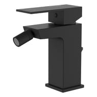 Смеситель для биде WasserKRAFT Abens 2006 однозахватный, с донным клапаном, черный Soft-touch