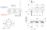 Смеситель для душа Remer Metrica MC97D3PXV, сталь — миниатюра 2