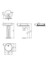 �������� ��������� Ideal Standard CONCA (450�450�120) ��� �������� T369601