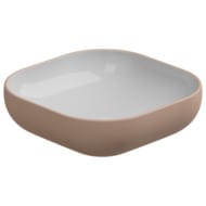 Раковина накладная GSG Easy EALAVQU45BI000/032 (450х450х135), белый/персиковый матовый
