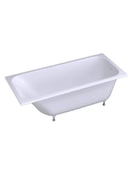 Ванна встраиваемая Salini Orlanda Kit S-Sense (1600х700х600) иск.камень, обвязка, белая мат.102115M