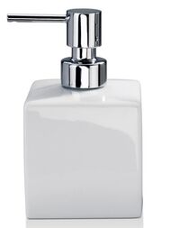 Дозатор для жидкого мыла Decor Walther DW 525 фарфор, цвет: белый/хром 0843900