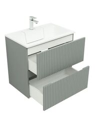 Тумба для раковины Aquanet Джейн 70 (700х455х637) подвесная, 2 ящика, цвет: мисти грин 335433