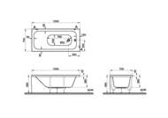 ����� ��������� Vitra Optimum Neo 150x70 ��� ������������ 64560001000