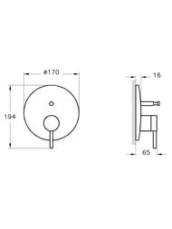 ������� ����� Vitra Origin �� ���������� ����������, ������� � ������ �����, ���� A49266EXP