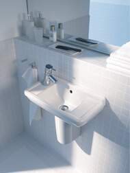 Рукомойник DURAVIT STARCK 3 500х260х160 отверстие под смеситель слева, перелив 0751500009 — миниатюра 3