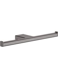 Держатель запасного рулона туалетной бумаги Hansgrohe AddStoris 41748340 двойной, шлиф. черный хром