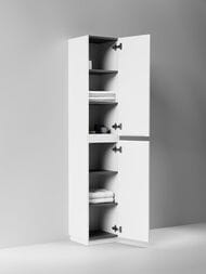 Шкаф-пенал SANCOS Folk Floor PFL35FW 350х350х1880 напольный, 2 дверцы, цвет: Bianco