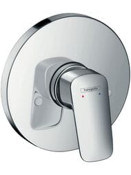 Смеситель Hansgrohe Logis 71606000 для душа, встраиваемый, однозахватный, наружная часть — миниатюра 1