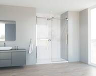 Душевая дверь Vincea Como Soft 1500х1950 стекло прозрачное/профиль хром, VDS-1CS150CL — миниатюра 2