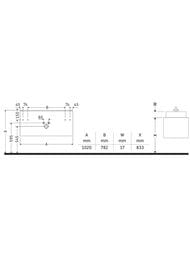 Тумба под раковину Duravit L-Cube 1020х550х481 подвесная, 2 ящика, белый матовый LC624201818 — изображение 3