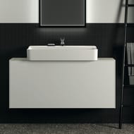 Столешница для тумбы 120 Ideal Standard CONCA 1200x373x6 керамическая, calacatta marble T4347DH — изображение 3