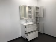 Зеркало-шкаф COMFORTY Верона-75 (750х800х150) подвесной, дуб белый 00004137100