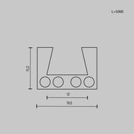 ���������� 5� Maytoni Elasity (�������) TRX160-115B ������, IP20, ������