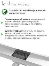 ������� ����� toHit Tray 500x100x75-95 ��������, ���. ������, c ��������, ����. ����� TH10-015001