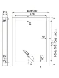 ������ ��������� GOOD DOOR BAS ������� 140�90 (�������������) ��� �����
