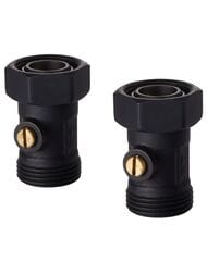 Узел нижнего подключения прямой раздельный ROYAL THERMO 3/4х3/4ЕК черный RANPP13434BL