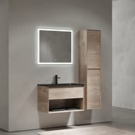 Тумба под раковину SANCOS Marmi 1.0 (790х445х520) подвесная, 1 ящик, дуб галифакс натур. MR1.080EG